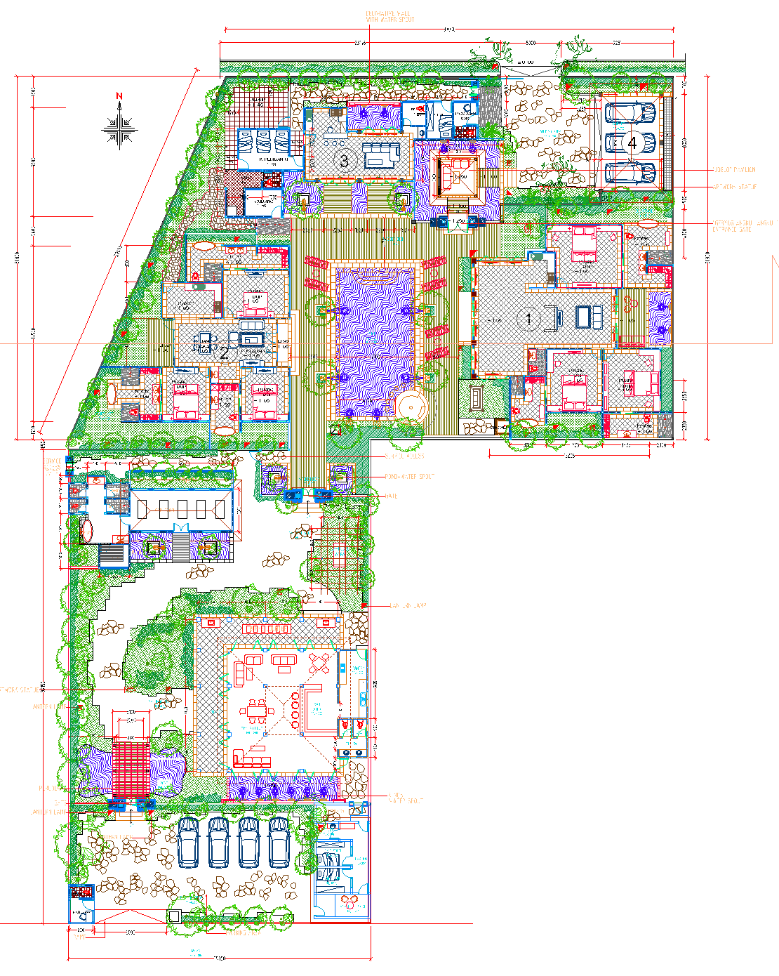 Masterplan · color development drawing